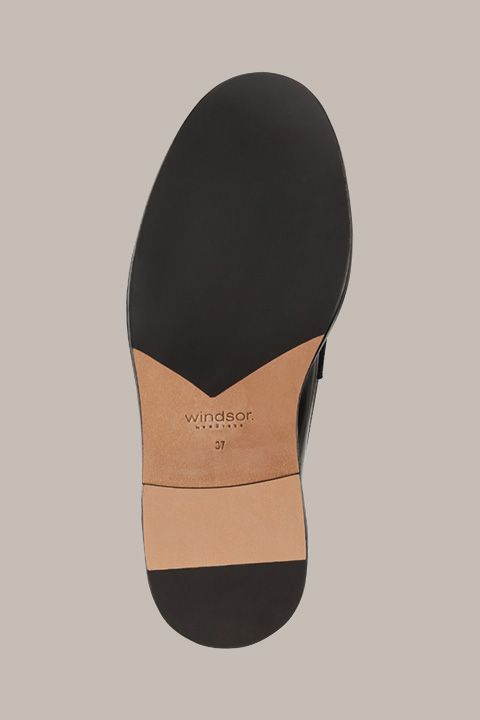 Klassischer Penny-Loafer aus poliertem Leder