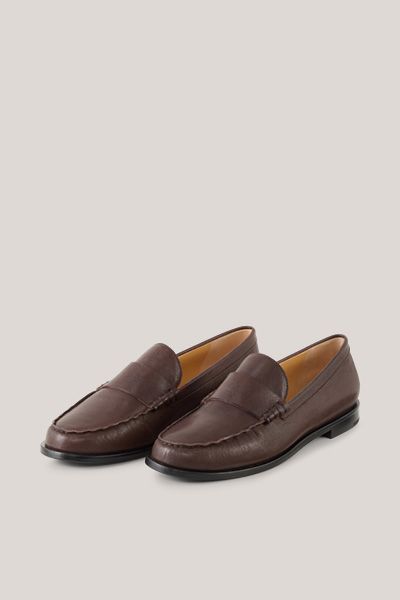 Minimalistische Penny-Loafer aus Nappaleder