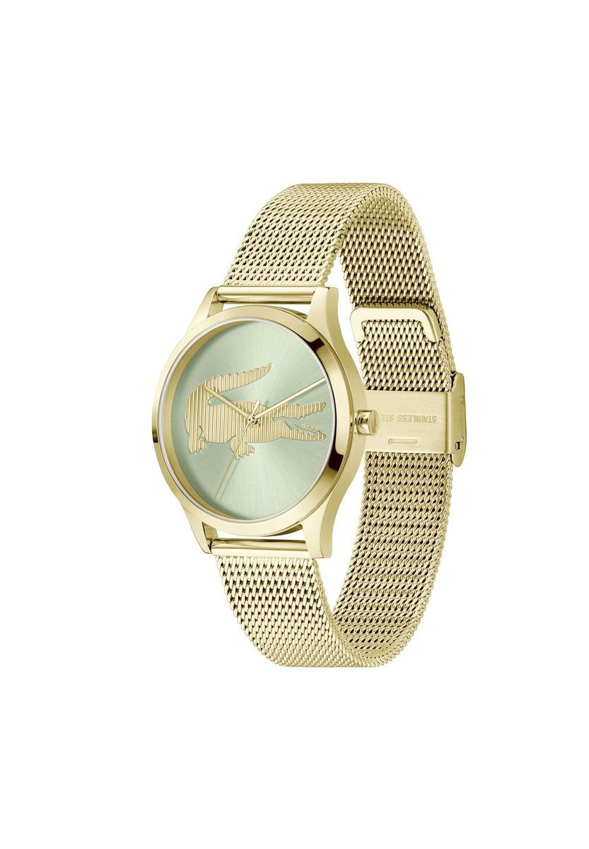 Elegante Milanaise-Armbanduhr mit Logo
