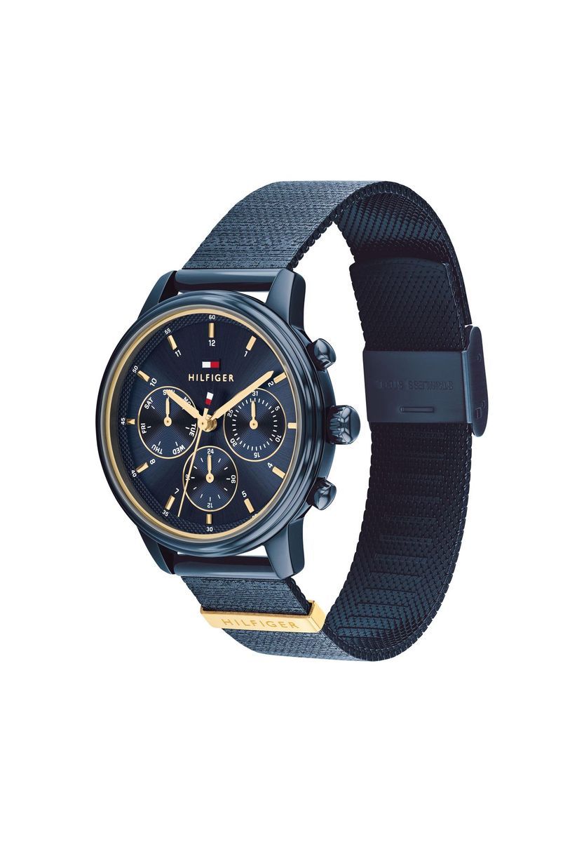 Multifunktionsuhr mit Mesh-Armband