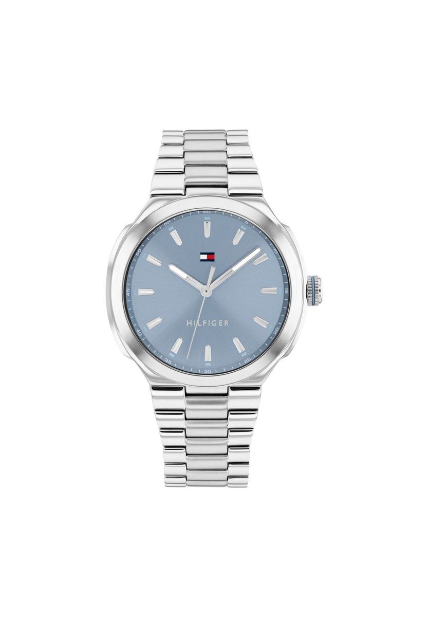 Minimalistischer Zeitmesser mit Gliederarmband