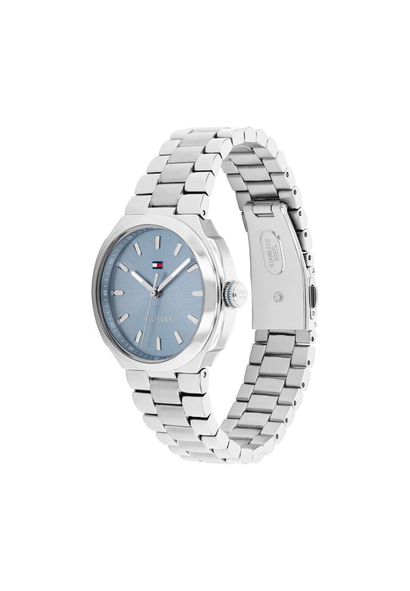 Minimalistischer Zeitmesser mit Gliederarmband