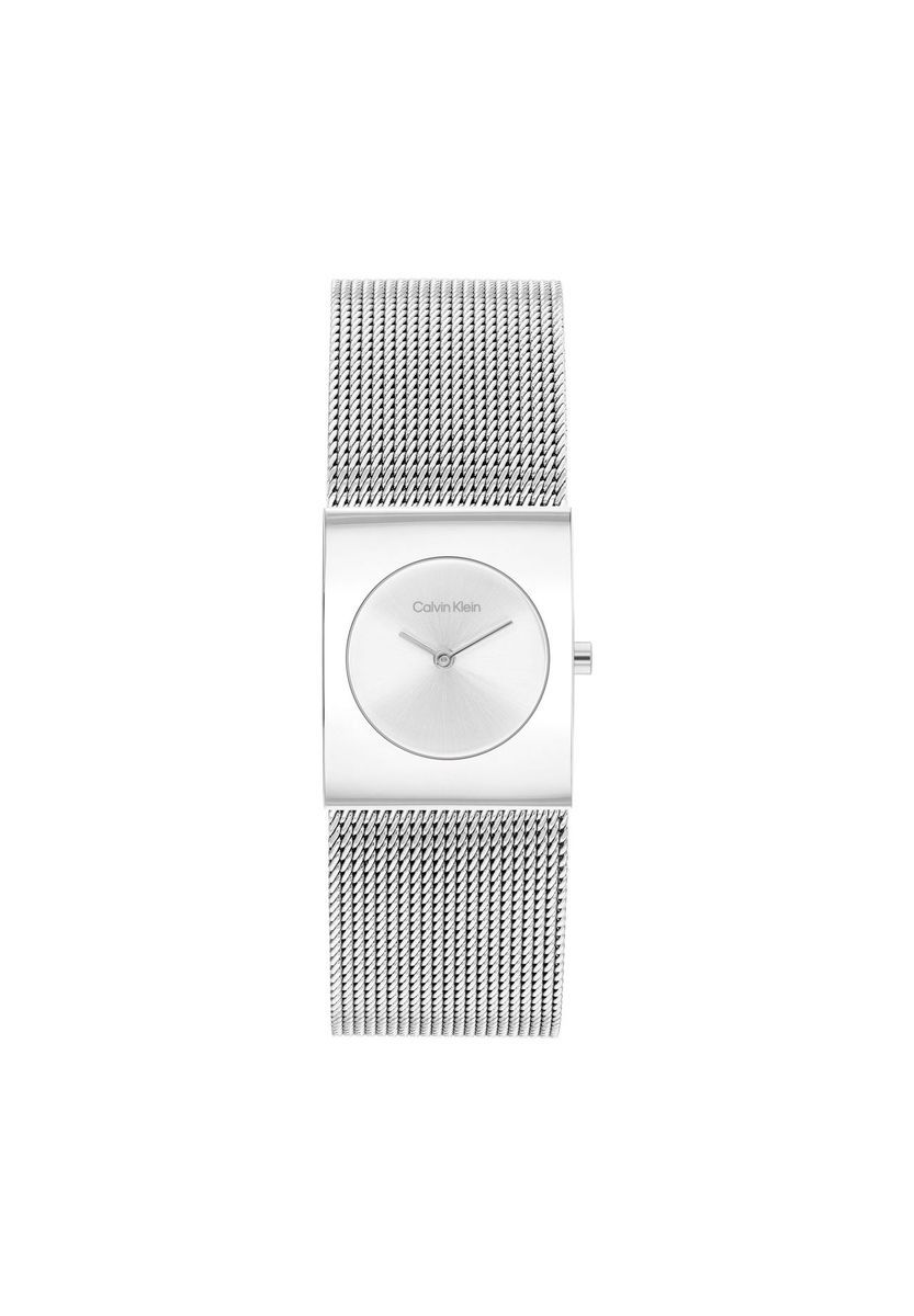 Minimalistische quadratische Mesh-Armbanduhr