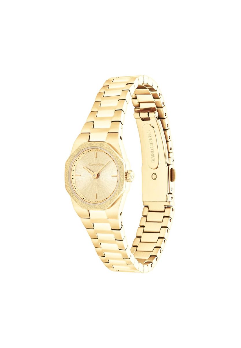 Elegante Armbanduhr mit achteckigem Gehäuse