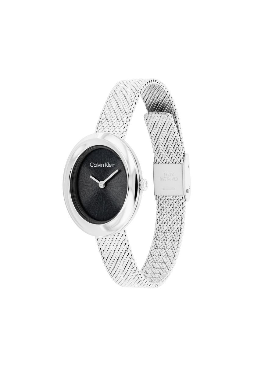 Elegante Armbanduhr mit Mesh-Armband