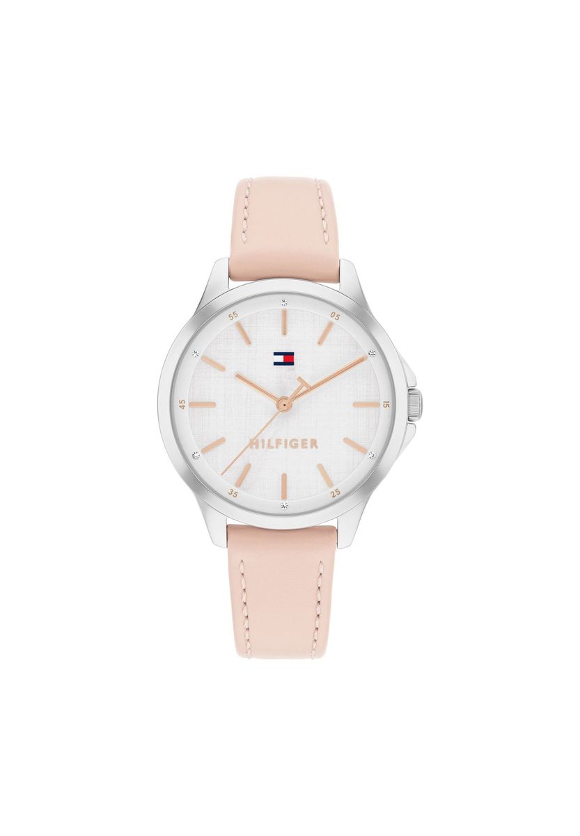 Elegante minimalistische Lederarmband-Uhr