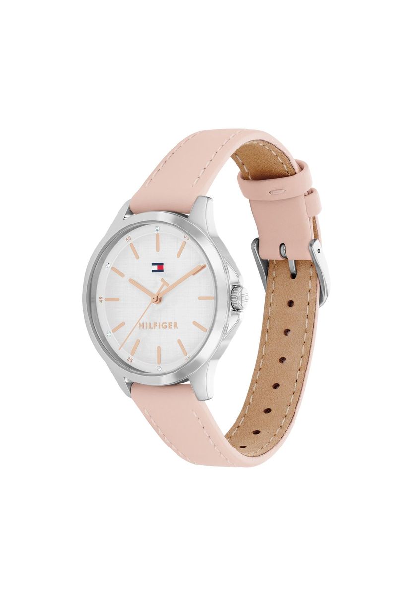 Elegante minimalistische Lederarmband-Uhr
