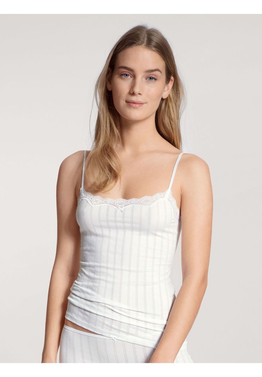 Zartes Camisole-Top mit Spitzenbesatz