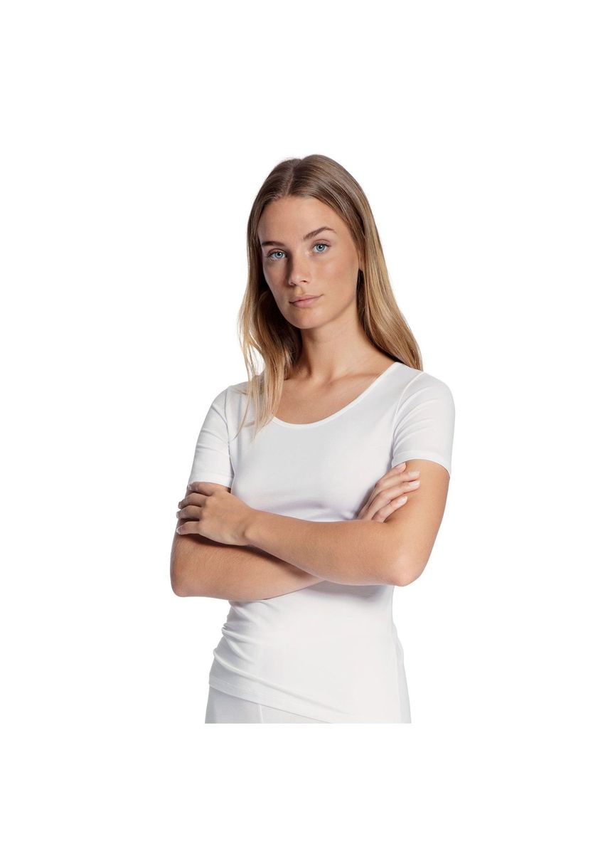 Essentielles T-Shirt mit Rundhalsausschnitt