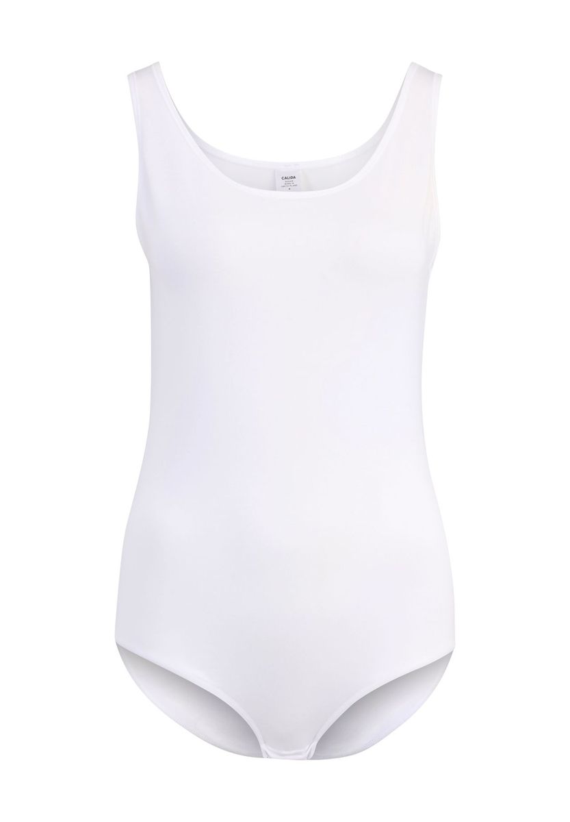 Ärmelloser Stretch-Baumwolle Bodysuit