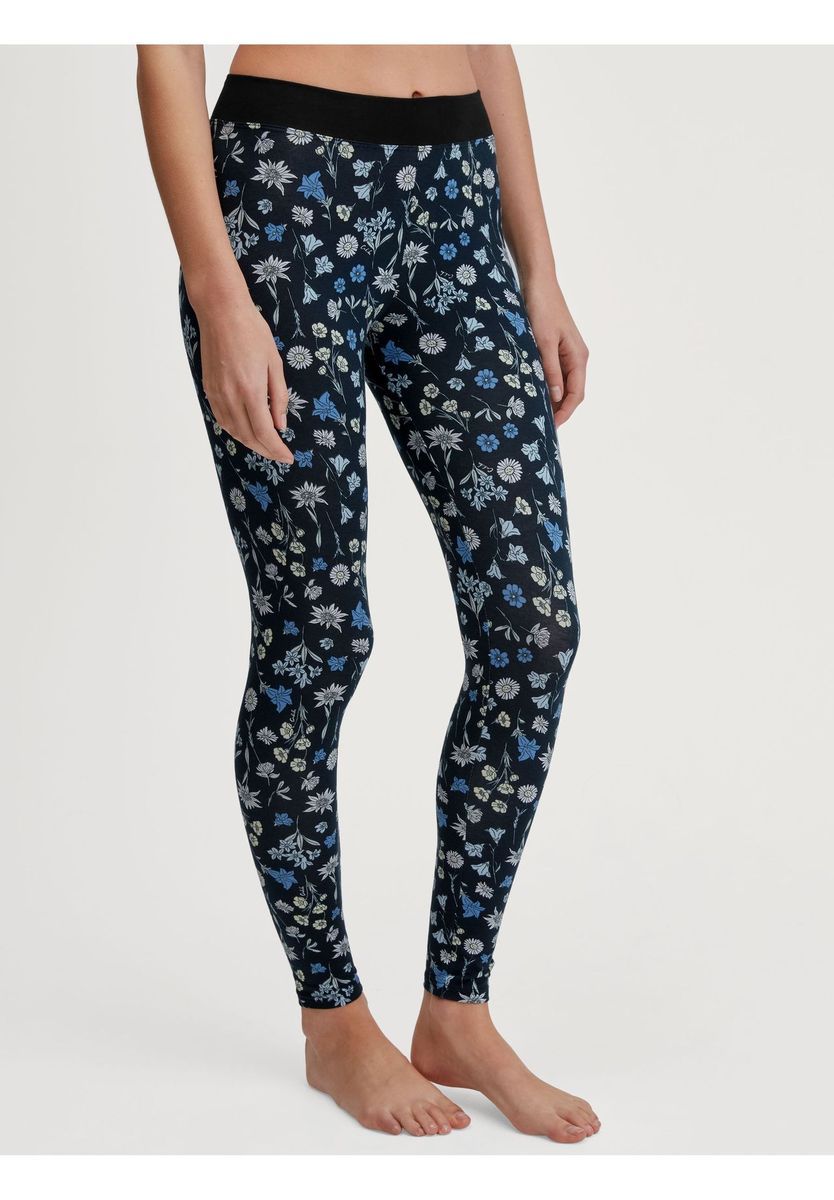 Leggings mit Wildblumen-Print aus Baumwolle