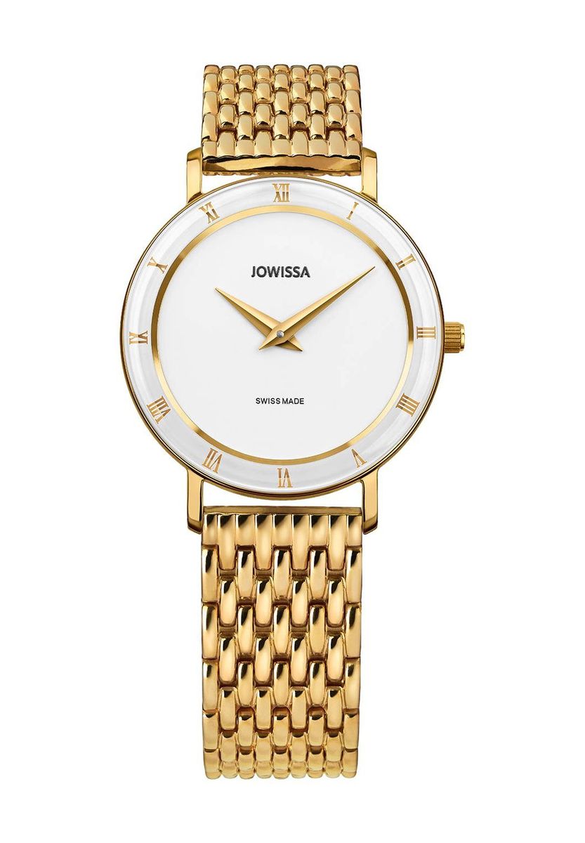 Elegante goldene Uhr mit römischen Ziffern