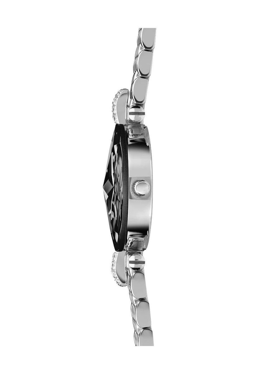 Elegante Uhr mit facettiertem Kristall