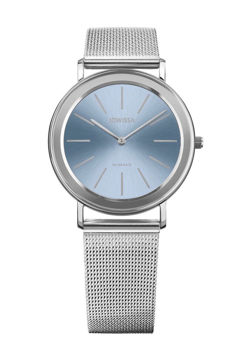 Minimalistische Armbanduhr mit Mesh-Armband