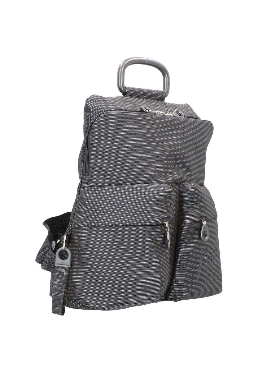 Strukturierter City-Rucksack mit Fronttaschen