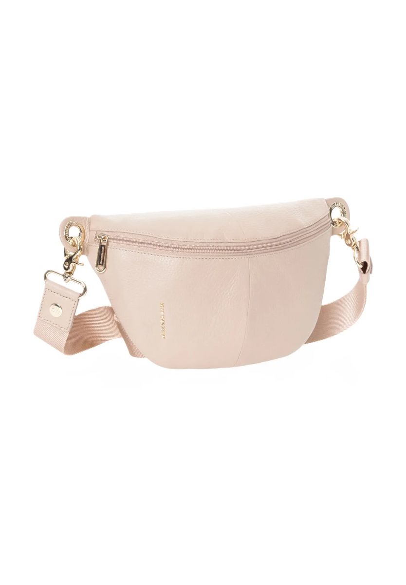 Gürteltasche aus genarbtem Leder