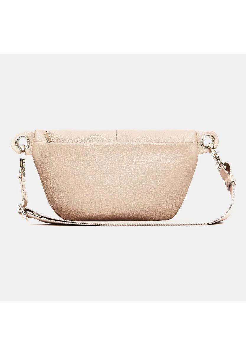 Gürteltasche aus genarbtem Leder