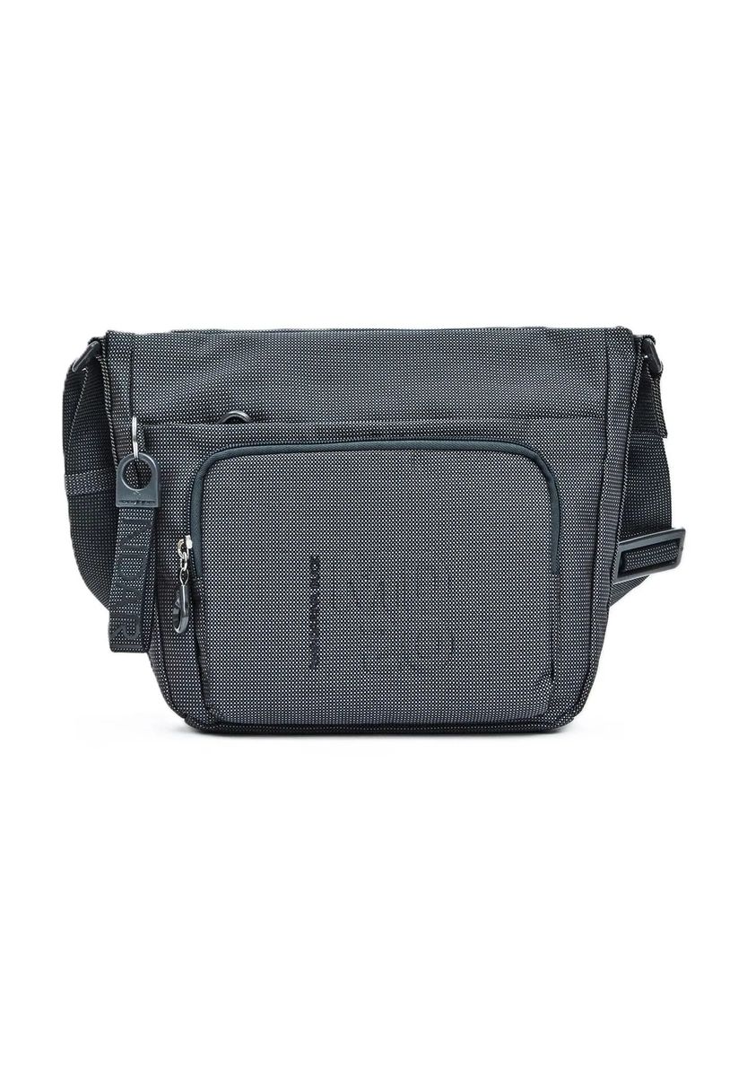 Strukturierte Messenger-Tasche mit vielen Taschen