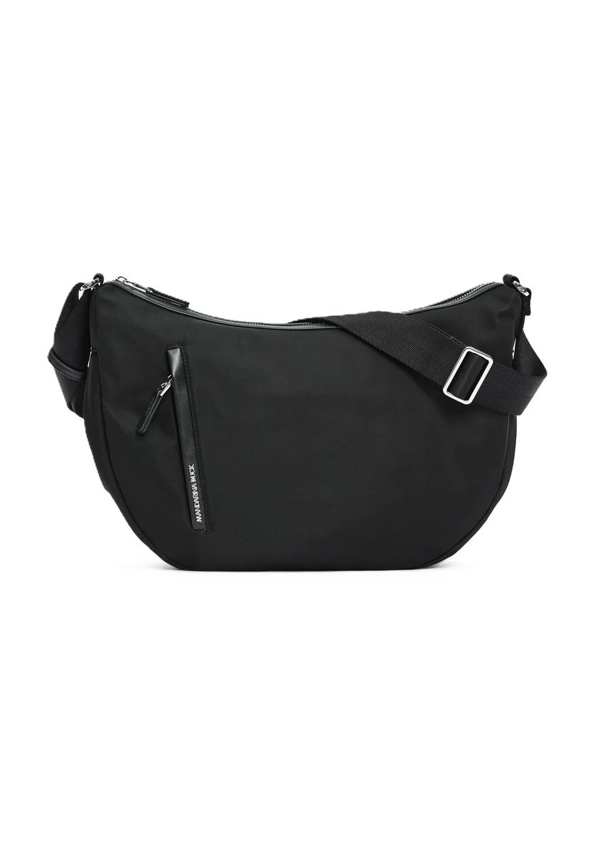 Minimalistische Nylon-Hobo-Umhängetasche
