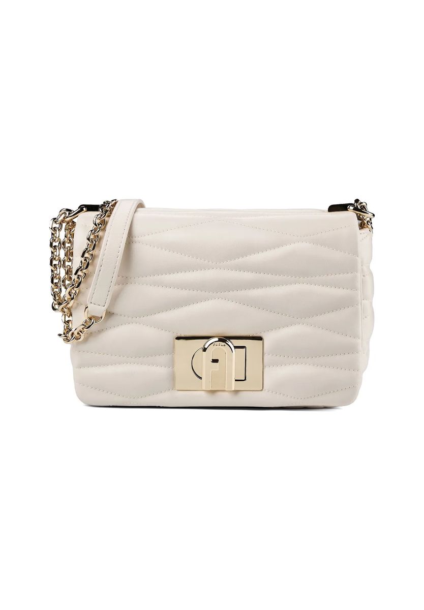 Elegante gesteppte Wellen-Schultertasche