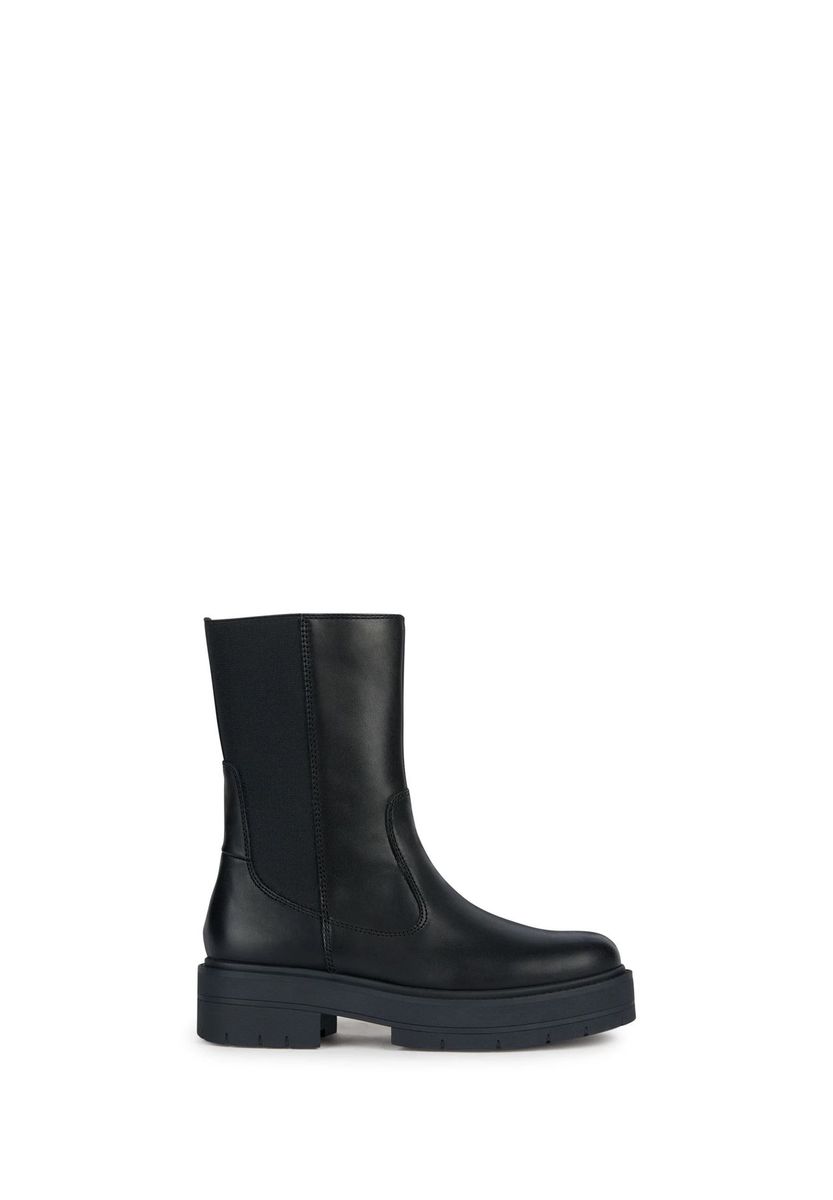 Plateau-Chelsea-Boots aus Leder