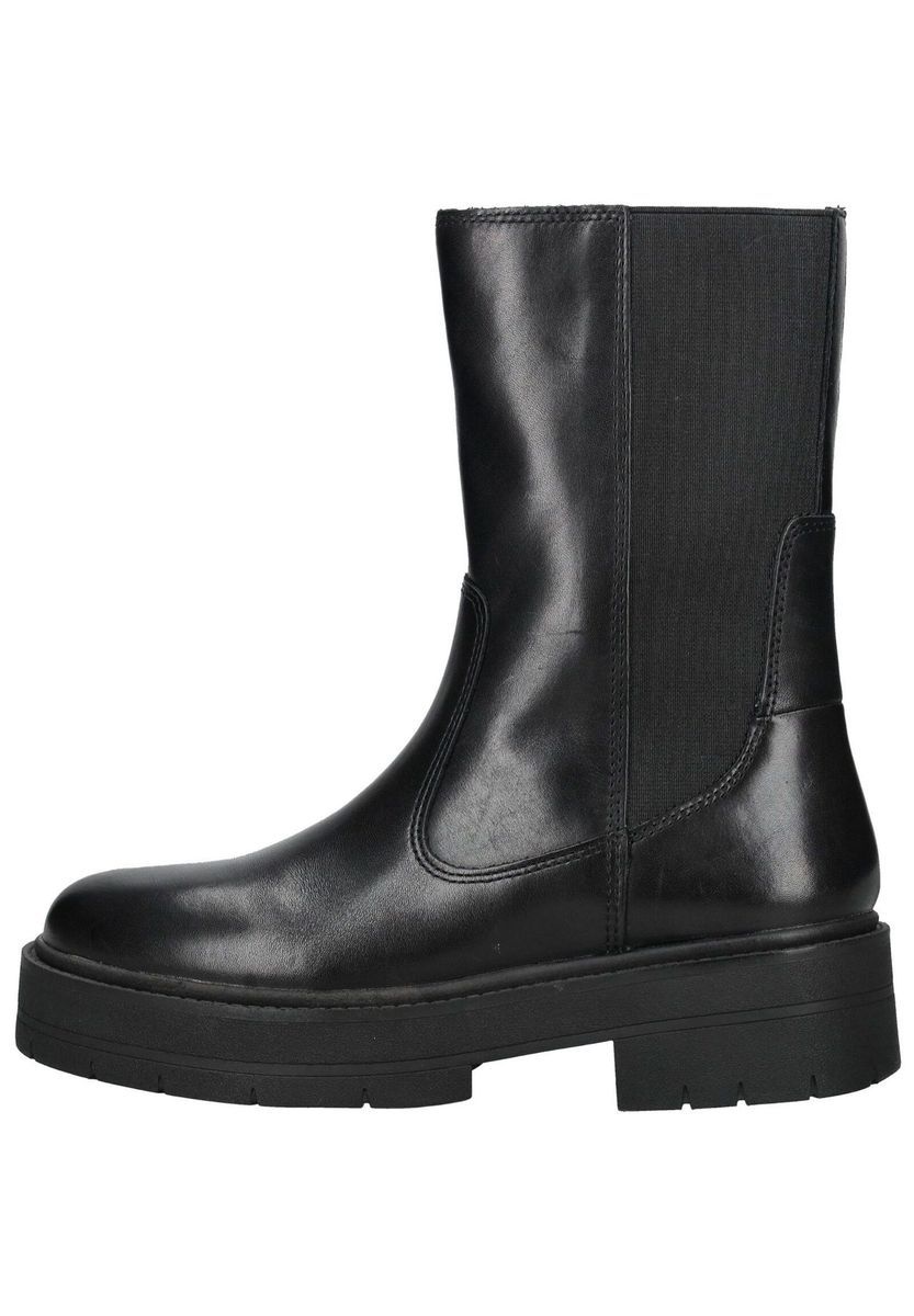 Plateau-Chelsea-Boots aus Leder