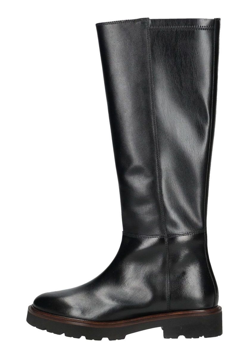 Minimalistische Kniehohe Lederstiefel