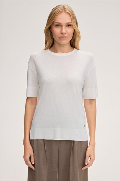 Minimalistisches T-Shirt aus Lyocell-Baumwolle