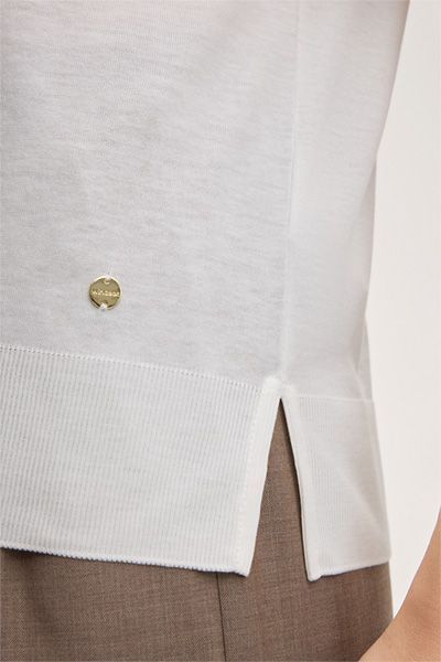 Minimalistisches T-Shirt aus Lyocell-Baumwolle