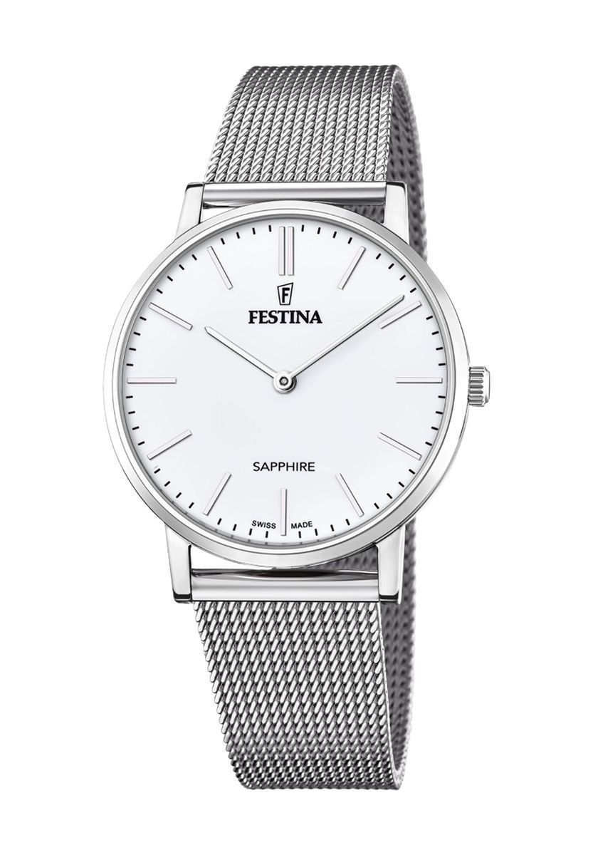 Elegante minimalistische Milanaise-Mesh-Uhr