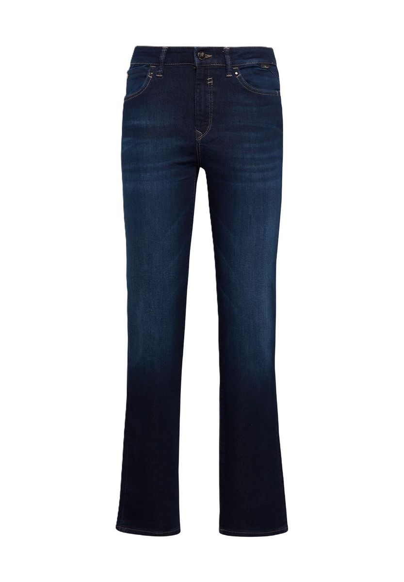 Hochtaillierte Jeans mit geradem Bein