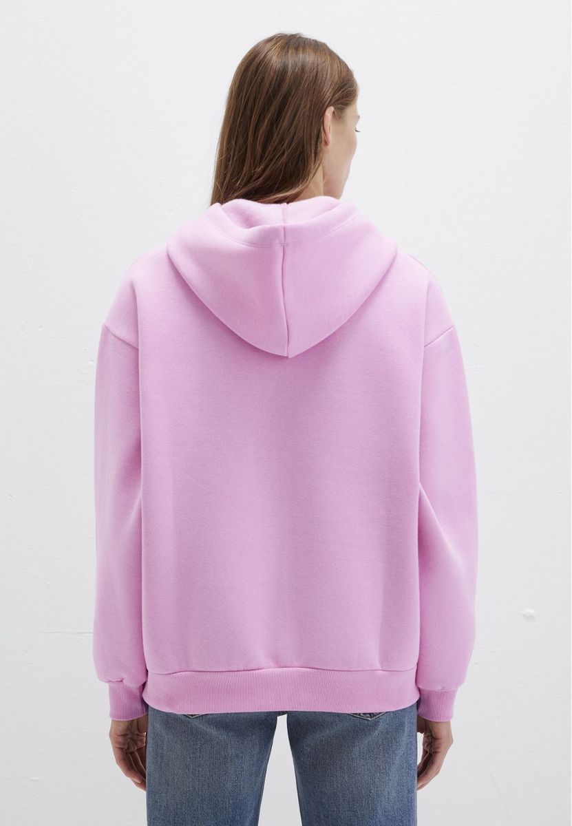 Oversize-Hoodie mit Varsity-Grafik