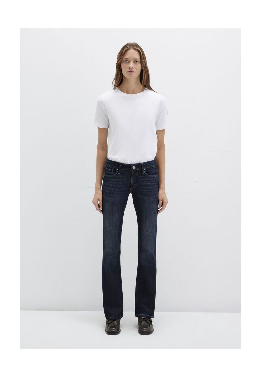 Klassische Mid-Rise Bootcut Jeans