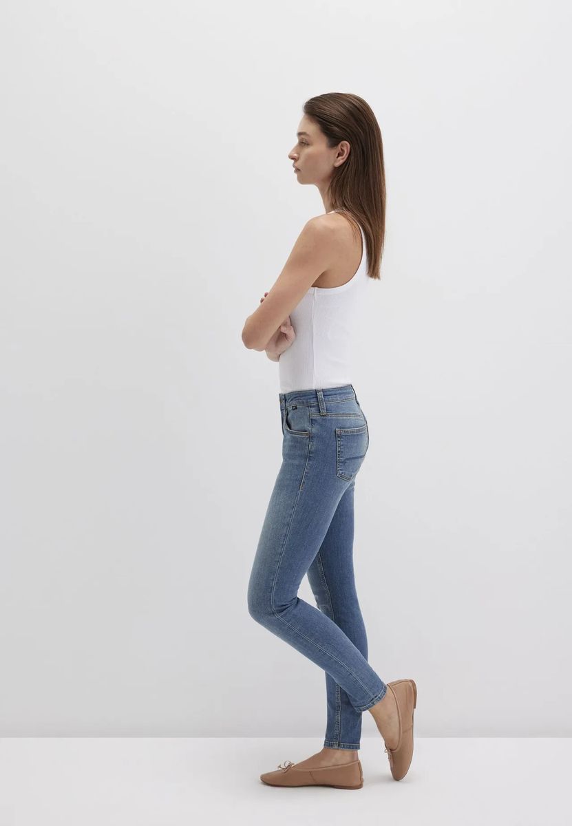 Klassische Mid-Rise Bootcut Jeans