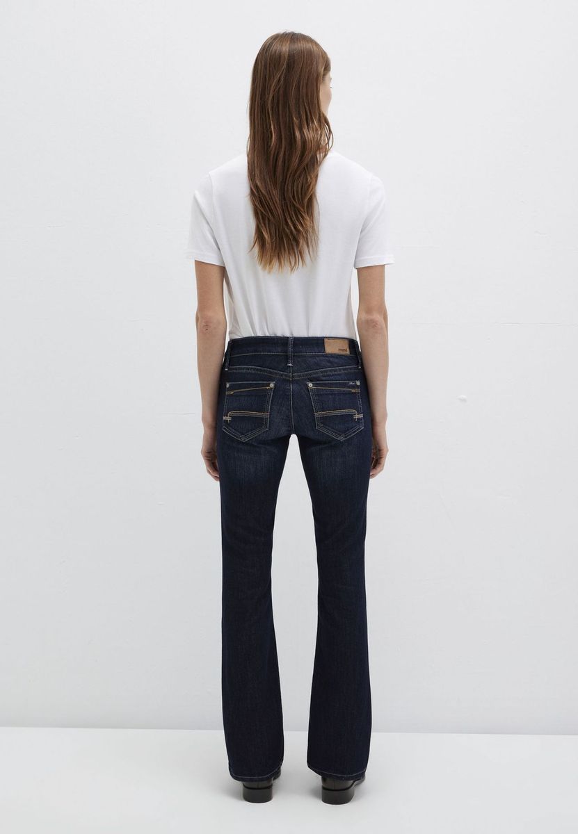 Klassische Mid-Rise Bootcut Jeans