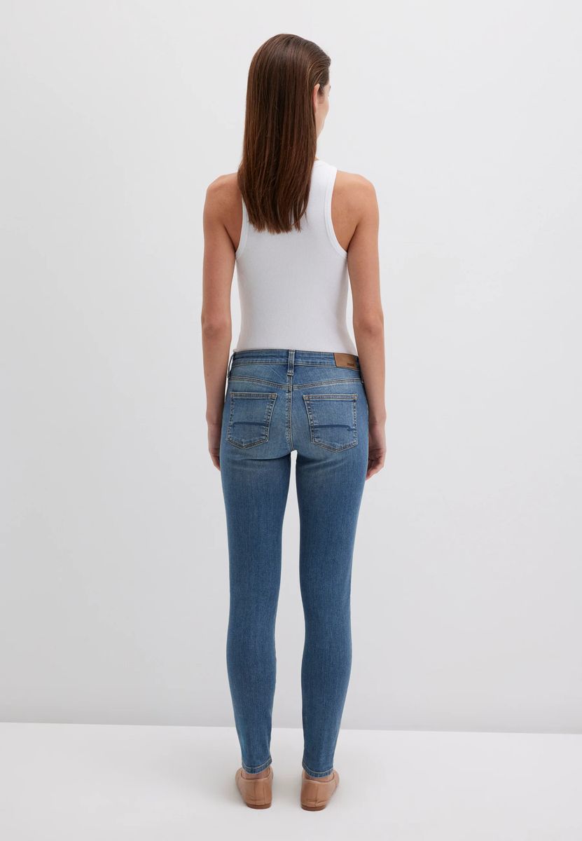 Klassische Mid-Rise Bootcut Jeans