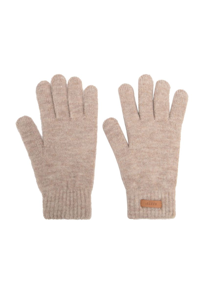 Warme Strickhandschuhe mit Fleece-Futter