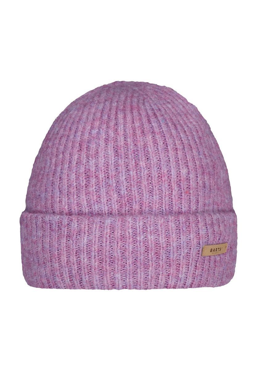 Beanie aus Rippstrick mit Umschlag