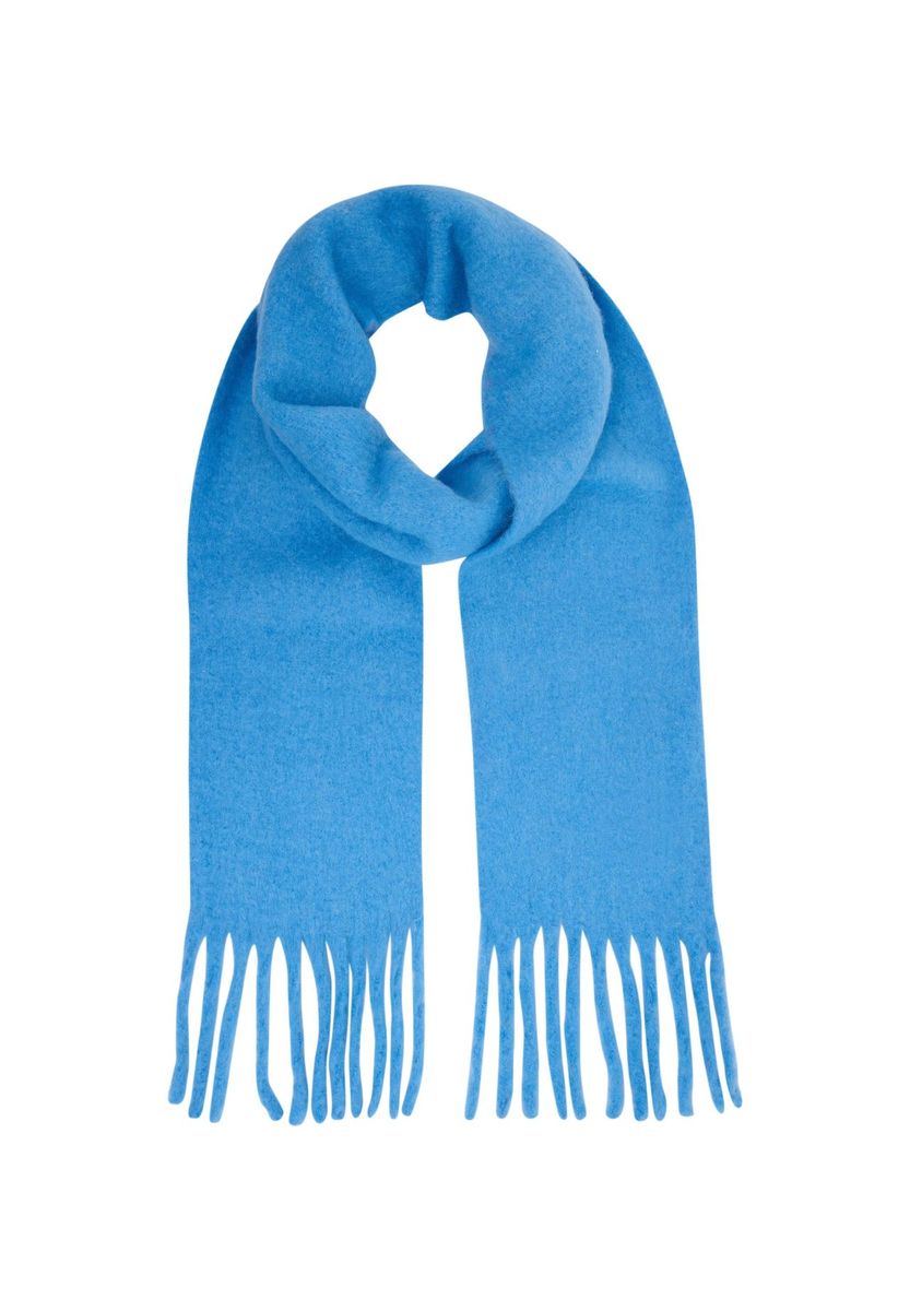 Eleganter Feinstrickschal mit Fransen
