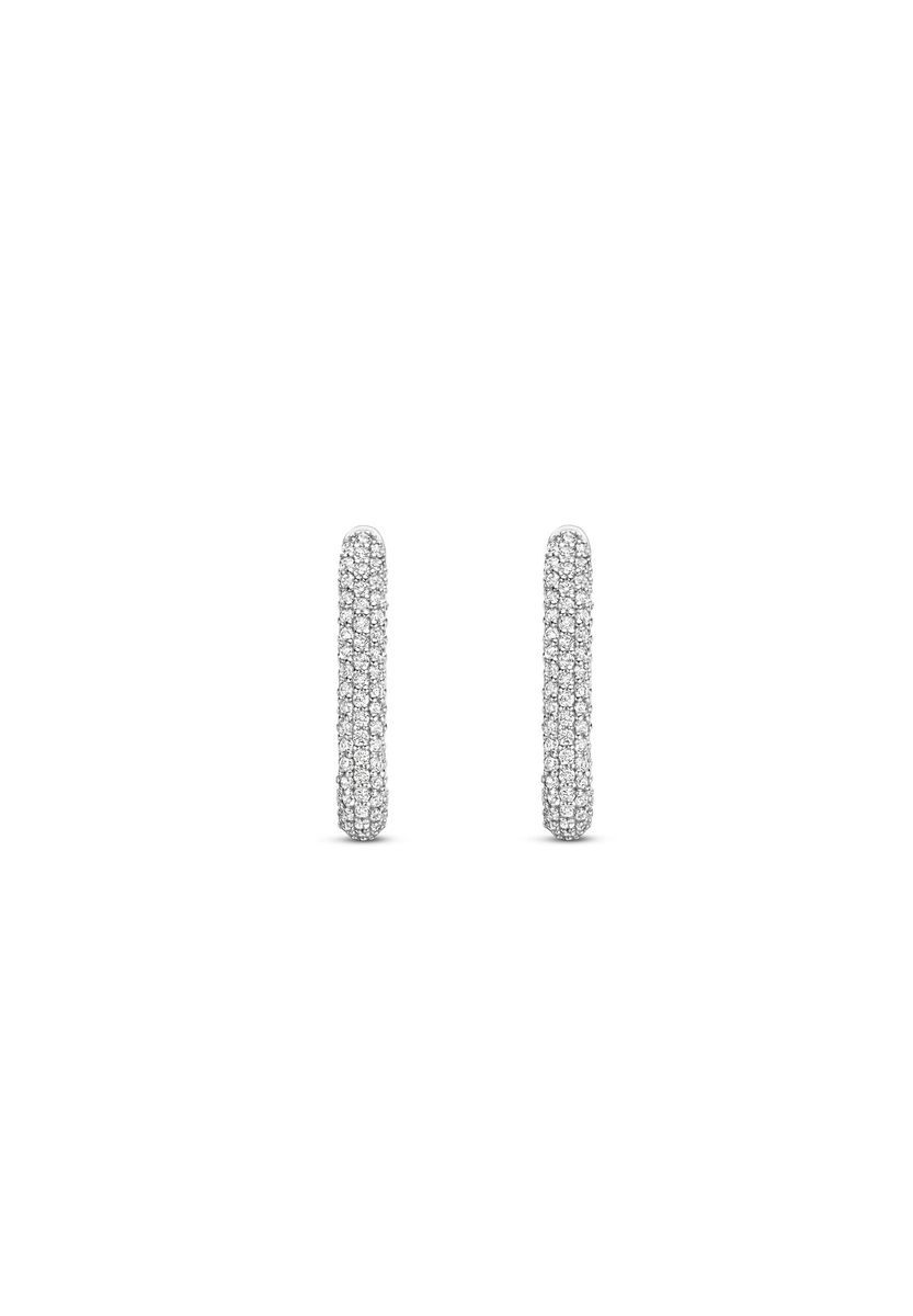 Ovale Pavé-Glied-Creolen