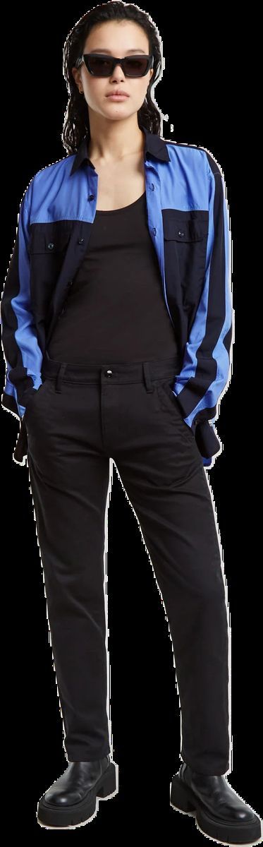 Klassische Boyfriend Chino Hose