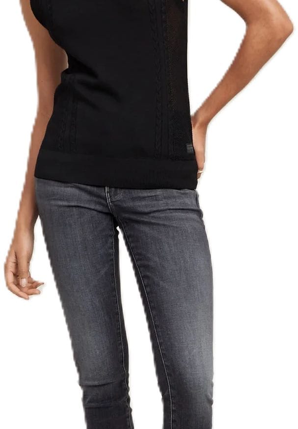 Skinny-Jeans mit hohem Bund