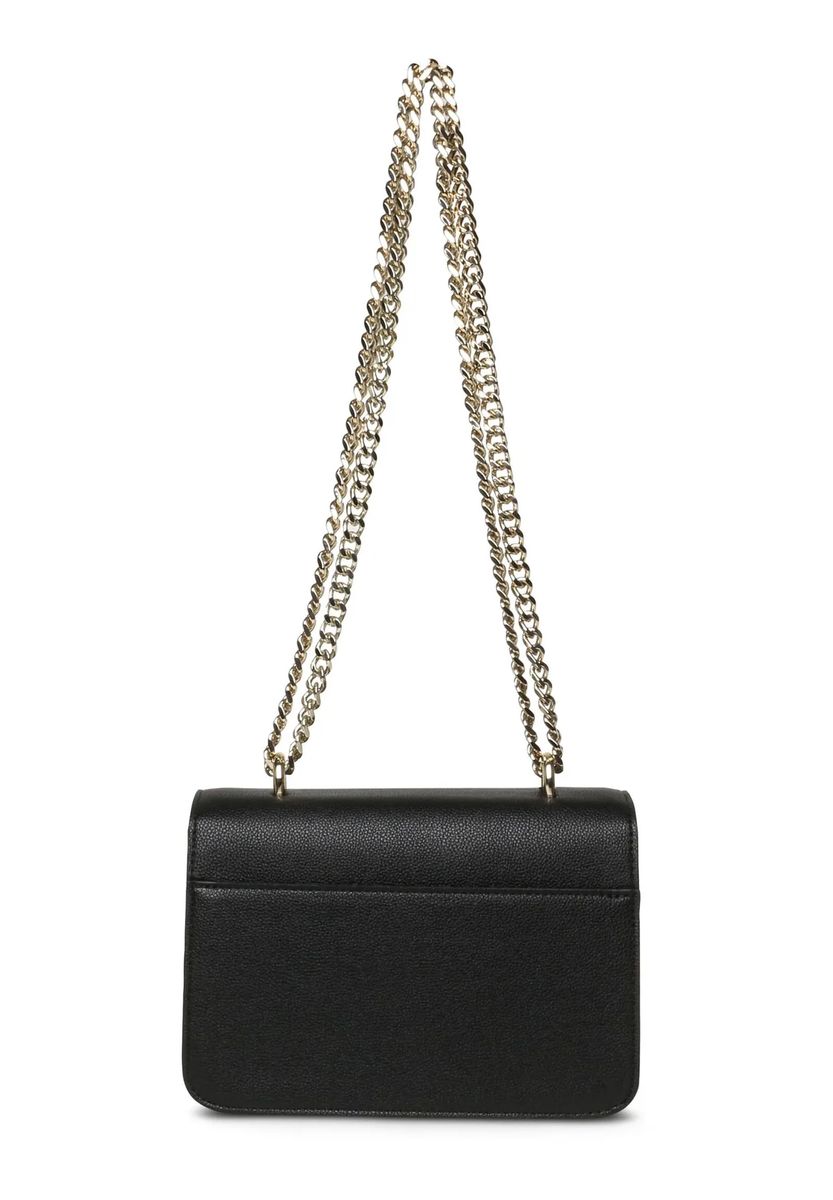 Strukturierte Schultertasche mit Kettenriemen