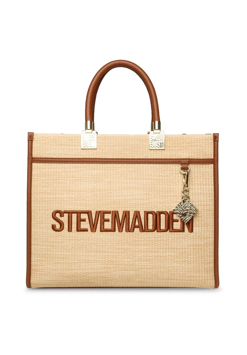 Gewebte Logo-Shopper mit Anhänger