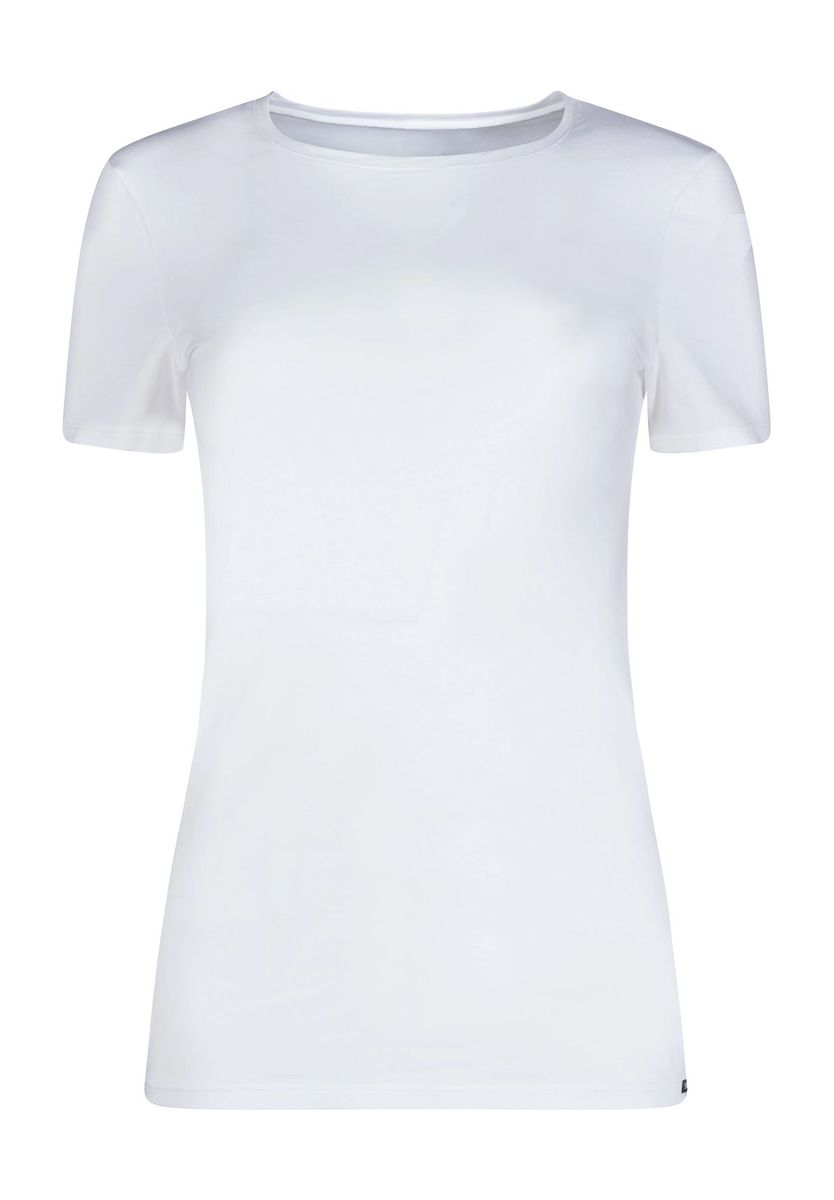 Klassisches Figurbetontes Baumwoll-T-Shirt
