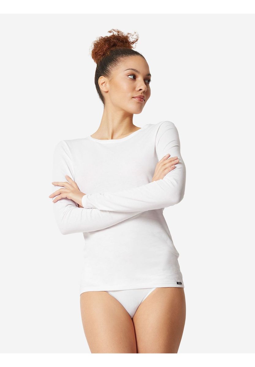 Essentials Langarmshirt mit Rundhalsausschnitt