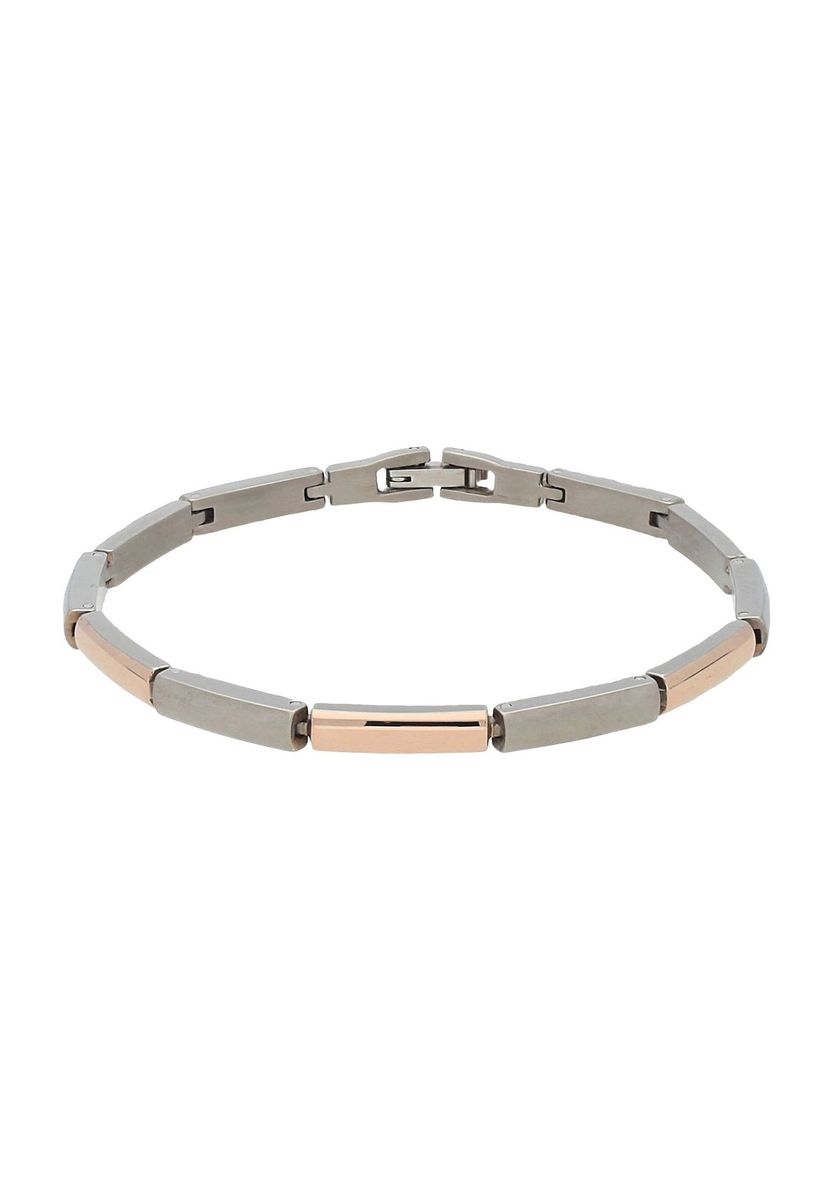 Zweifarbiges Gliederarmband aus Titan