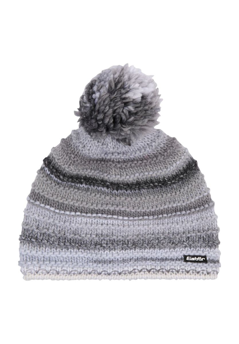 Gestrickte Beanie mit Farbverlauf