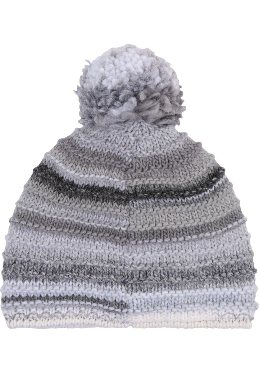 Gestrickte Beanie mit Farbverlauf