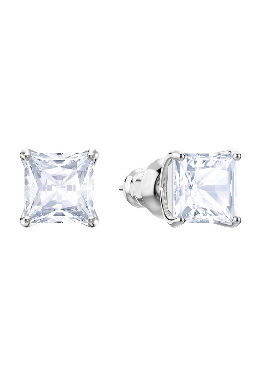 Elegante quadratische Kristall-Ohrstecker